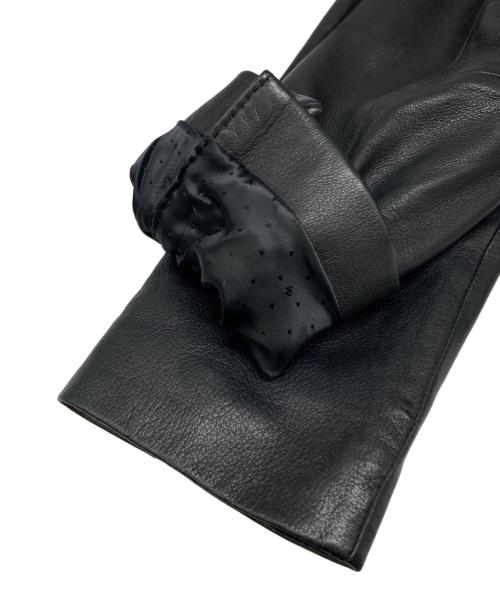 WEEKEND Max Mara（ウィークエンド マックスマーラ）WEEKEND Max Mara (ウィークエンド マックスマーラ) ラムレザージャケット ブラック サイズ:40の古着・服飾アイテム