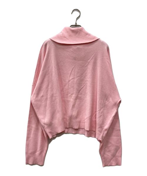 e/s（エマスライ）e/s (エマスライ) ZIP UP TOPS ピンク サイズ:FREE 未使用品の古着・服飾アイテム