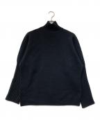HOMME PLISSE ISSEY MIYAKEオム プリッセ イッセイ ミヤケ）の古着「RUSTIC KNIT」｜ブラック