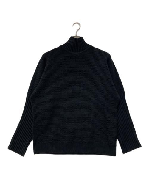 HOMME PLISSE ISSEY MIYAKE（オム プリッセ イッセイ ミヤケ）HOMME PLISSE ISSEY MIYAKE (オム プリッセ イッセイ ミヤケ) RUSTIC KNIT ブラック サイズ:下記参照の古着・服飾アイテム