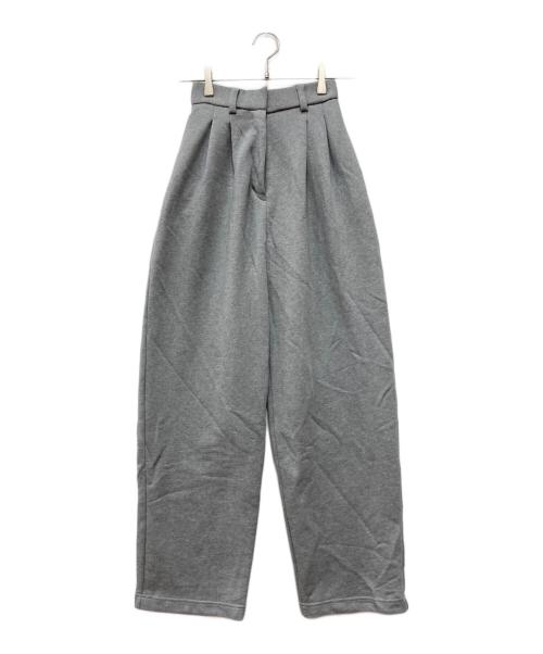 CLANE（クラネ）CLANE (クラネ) TWO TUCK SWEAT PANTS グレーの古着・服飾アイテム