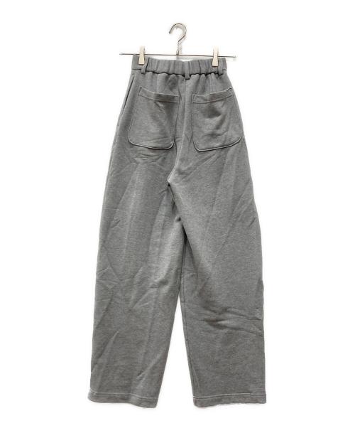 CLANE（クラネ）CLANE (クラネ) TWO TUCK SWEAT PANTS グレーの古着・服飾アイテム
