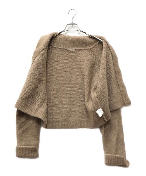 theory luxe（セオリーリュクス）theory luxe (セオリーリュクス) Brushed Silk Mireilleカーディガン ブラウン サイズ:38の古着・服飾アイテム