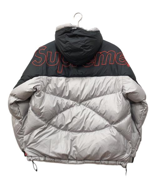 SUPREME（シュプリーム）Supreme (シュプリーム) THE NORTH FACE (ザ ノース フェイス) 800-Fill Half Zip Hooded Pullover グレー サイズ:Lの古着・服飾アイテム