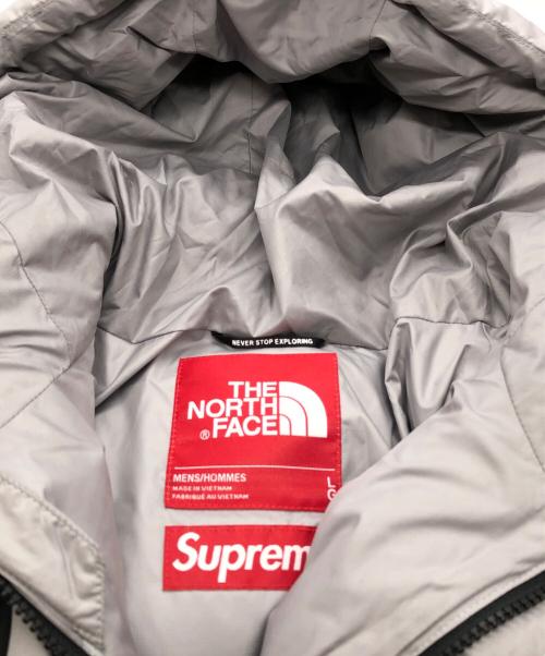 SUPREME（シュプリーム）Supreme (シュプリーム) THE NORTH FACE (ザ ノース フェイス) 800-Fill Half Zip Hooded Pullover グレー サイズ:Lの古着・服飾アイテム