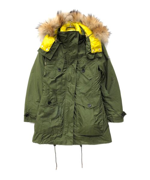BURBERRY（バーバリー）BURBERRY (バーバリー) ダウンライナー付きコート カーキ サイズ:UK4の古着・服飾アイテム