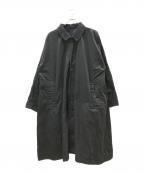 Porter Classicポータークラシック）の古着「PARAFFIN CORDUROY SWING COAT」｜ブラック