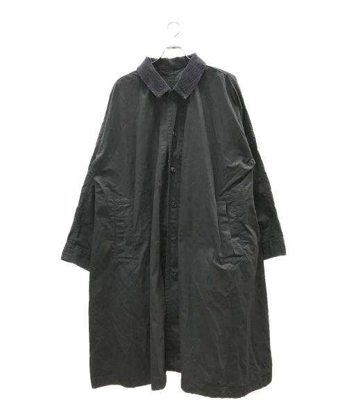 Porter Classic（ポータークラシック）Porter Classic (ポータークラシック) PARAFFIN CORDUROY SWING COAT ブラック サイズ:3の古着・服飾アイテム