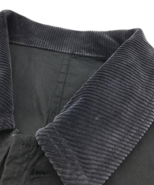 Porter Classic（ポータークラシック）Porter Classic (ポータークラシック) PARAFFIN CORDUROY SWING COAT ブラック サイズ:3の古着・服飾アイテム