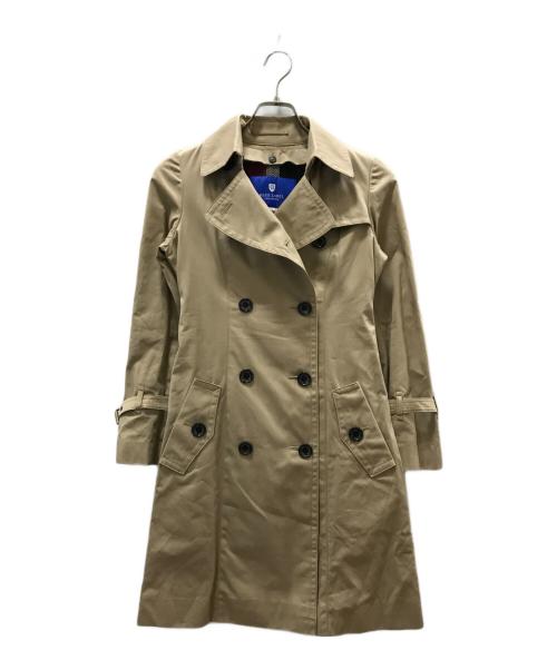 BLUE LABEL CRESTBRIDGE（ブルーレーベルクレストブリッジ）BLUE LABEL CRESTBRIDGE (ブルーレーベルクレストブリッジ) ライナー付トレンチコート ベージュ サイズ:XSの古着・服飾アイテム