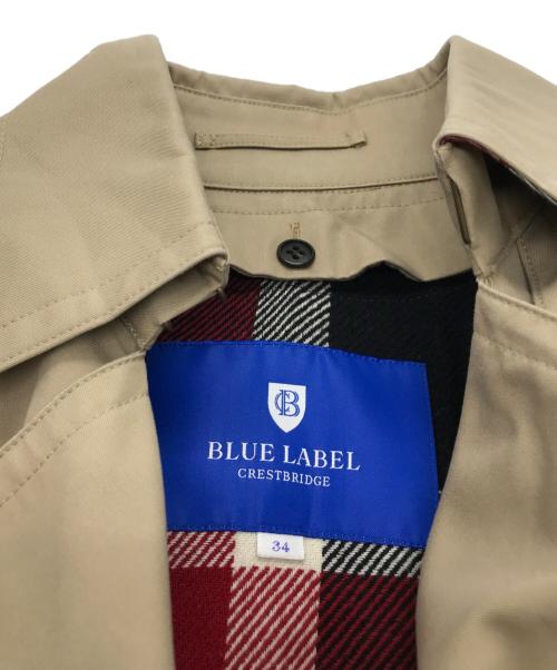 BLUE LABEL CRESTBRIDGE（ブルーレーベルクレストブリッジ）BLUE LABEL CRESTBRIDGE (ブルーレーベルクレストブリッジ) ライナー付トレンチコート ベージュ サイズ:XSの古着・服飾アイテム