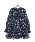 Sister Janeシスタージェーン）の古着「チュールワンピース」｜ネイビー