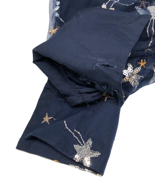 Sister Jane（シスタージェーン）Sister Jane (シスタージェーン) チュールワンピース ネイビー サイズ:Sの古着・服飾アイテム