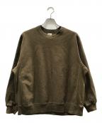 blurhms ROOTSTOCKブラームスルーツストック）の古着「Soft&Hard Sweat Crew-Neck」｜ブラウン