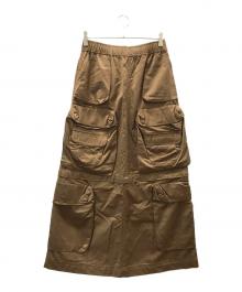 DIESEL（ディーゼル）の古着「O-Nita Skirt」｜ブラウン