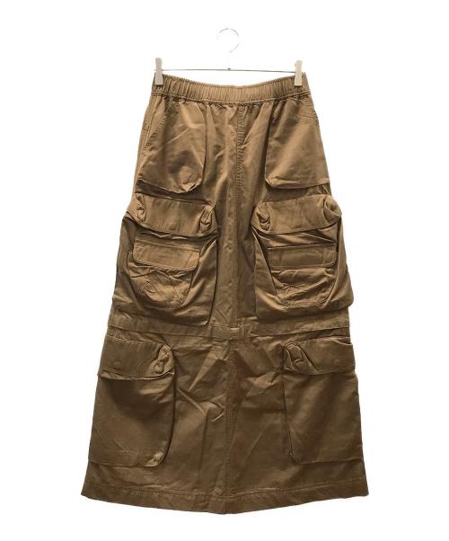 DIESEL（ディーゼル）DIESEL (ディーゼル) O-Nita Skirt ブラウン サイズ:38 未使用品の古着・服飾アイテム