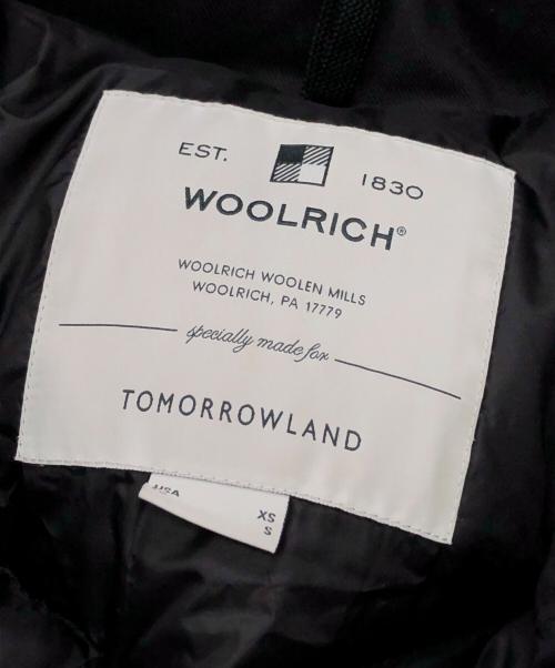 WOOLRICH（ウールリッチ）WOOLRICH (ウールリッチ) TOMORROW LAND (トゥモローランド) ニューアークティックパーカー ブラック サイズ:USA:XSの古着・服飾アイテム