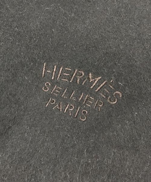 HERMES（エルメス）HERMES (エルメス) カシミヤマフラー ネイビー サイズ:下記参照の古着・服飾アイテム