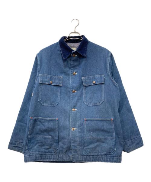 J.C.PENNY（ジェーシーペニー）J.C.PENNY (ジェーシーペニー) ブランケットデニムカバーオール インディゴ サイズ:下記参照の古着・服飾アイテム