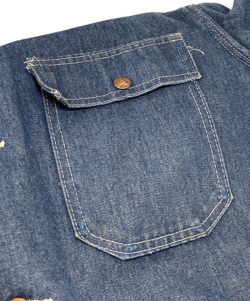 J.C.PENNY（ジェーシーペニー）J.C.PENNY (ジェーシーペニー) ブランケットデニムカバーオール インディゴ サイズ:下記参照の古着・服飾アイテム