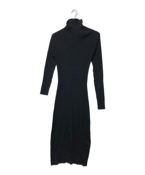 Moon（ムーン）Moon (ムーン) ASYMMETRY KNIT DRESS ブラック サイズ:Fの古着・服飾アイテム