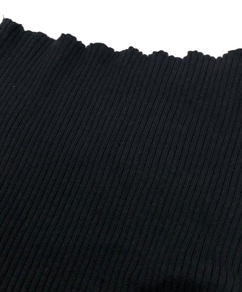 Moon（ムーン）Moon (ムーン) ASYMMETRY KNIT DRESS ブラック サイズ:Fの古着・服飾アイテム