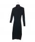 Moon（ムーン）の古着「ASYMMETRY KNIT DRESS」｜ブラック