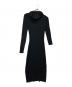 Moon (ムーン) ASYMMETRY KNIT DRESS ブラック サイズ:F：14000円