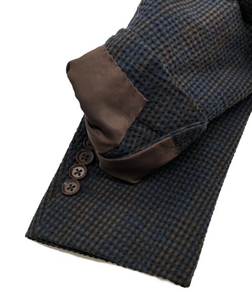 Brilla per il gusto（ブリッラ ペル イルグースト）Brilla per il gusto (ブリッラ ペル イルグースト) 2Bシアサッカージャケット ネイビー サイズ:42の古着・服飾アイテム