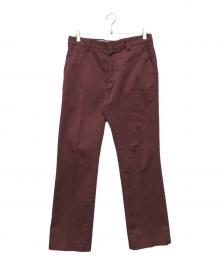 WACKO MARIA（ワコマリア）の古着「センタープレスパンツ」｜ボルドー