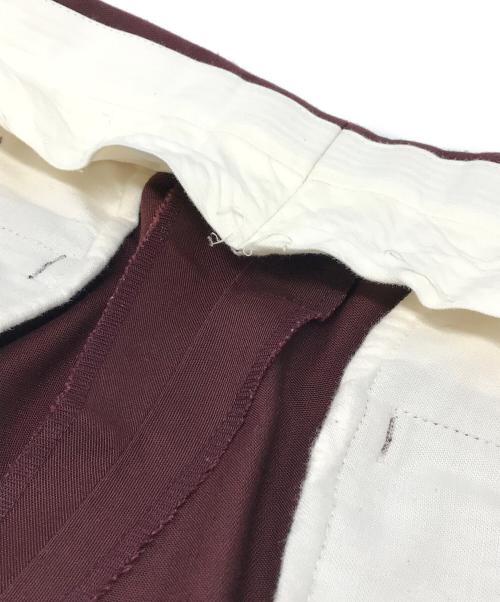 WACKO MARIA（ワコマリア）WACKO MARIA (ワコマリア) センタープレスパンツ ボルドー サイズ:Mの古着・服飾アイテム