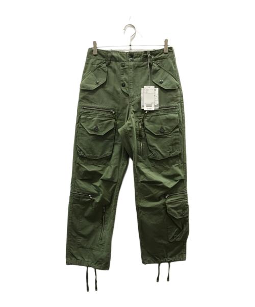 BEAMS PLUS（ビームスプラス）BEAMS PLUS (ビームスプラス) Engineered Garments (エンジニアド ガーメンツ) Flight Pants RIP STOP COTTON グリーン サイズ:XXSの古着・服飾アイテム