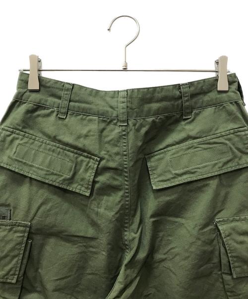 Engineered Garments（エンジニアドガーメンツ）Engineered Garments (エンジニアド ガーメンツ) Pilgrim Surf+Supply (ピルグリム サーフサプライ) BIKE SHORTS グリーン サイズ:XSの古着・服飾アイテム
