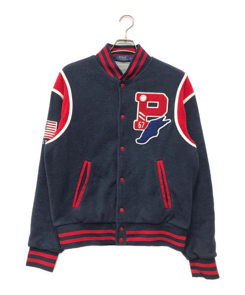 POLO RALPH LAUREN（ポロ・ラルフローレン）POLO RALPH LAUREN (ポロ・ラルフローレン) スタジャン ネイビー サイズ:Mの古着・服飾アイテム