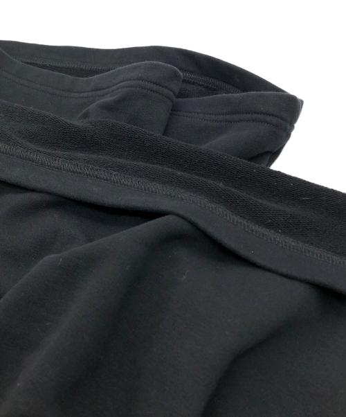 MM6 Maison Margiela（エムエムシックスメゾンマルジェラ）MM6 Maison Margiela (エムエムシックス メゾンマルジェラ) ワイドフレアスウェットパンツ ブラック サイズ:Lの古着・服飾アイテム