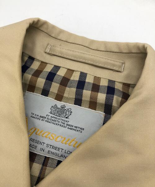 Aquascutum（アクアスキュータム）Aquascutum (アクアスキュータム) ステンカラーコート ベージュ サイズ:FREEの古着・服飾アイテム