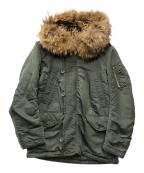 WTAPSダブルタップス）の古着「N-3Bタイプコート」｜カーキ