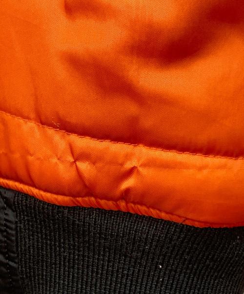 AVIREX（アヴィレックス）AVIREX (アヴィレックス) COMMERCIAL LOGO MA-1 ブラック サイズ:Lの古着・服飾アイテム