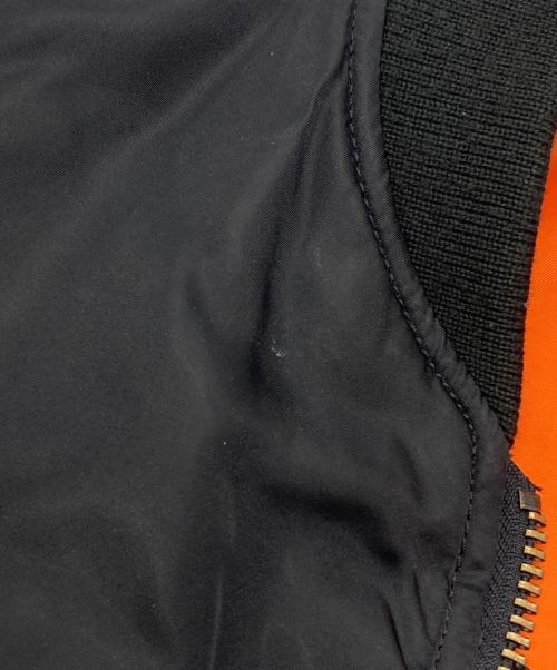 AVIREX（アヴィレックス）AVIREX (アヴィレックス) COMMERCIAL LOGO MA-1 ブラック サイズ:Lの古着・服飾アイテム