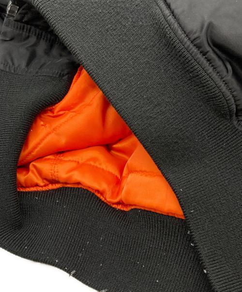 AVIREX（アヴィレックス）AVIREX (アヴィレックス) COMMERCIAL LOGO MA-1 ブラック サイズ:Lの古着・服飾アイテム