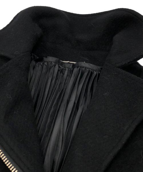Chika Kisada（チカ キサダ）Chika Kisada (チカ キサダ) プリーツライナー付ジャケット ブラック サイズ:2の古着・服飾アイテム
