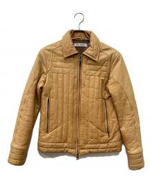 MR.OLIVE（ミスターオリーブ）の古着「レザージャケット」｜ベージュ