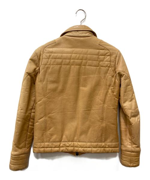 MR.OLIVE（ミスターオリーブ）MR.OLIVE (ミスターオリーブ) レザージャケット ベージュ サイズ:Mの古着・服飾アイテム