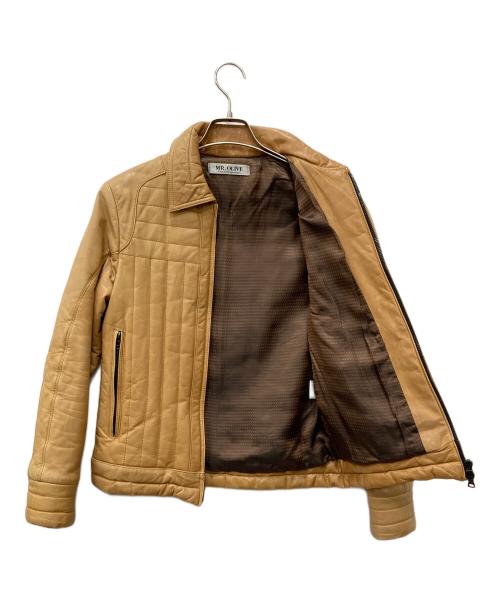 MR.OLIVE（ミスターオリーブ）MR.OLIVE (ミスターオリーブ) レザージャケット ベージュ サイズ:Mの古着・服飾アイテム