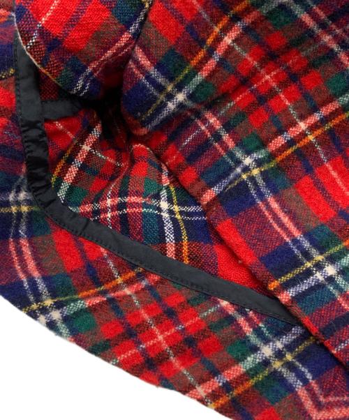 tricot COMME des GARCONS（トリココムデギャルソン）tricot COMME des GARCONS (トリココムデギャルソン) チェックパターンジャケット レッド サイズ:Sの古着・服飾アイテム