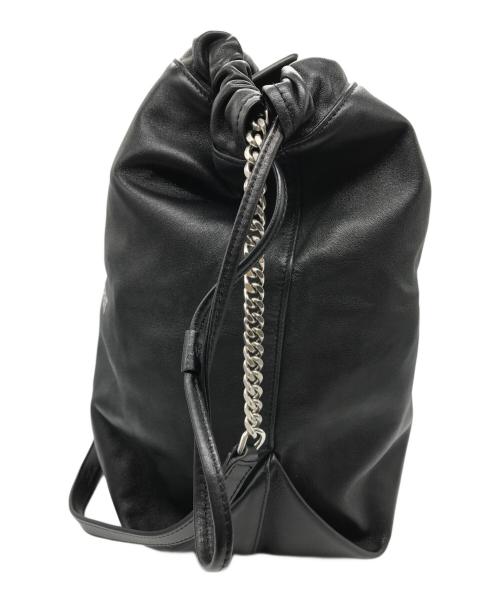 Saint Laurent Paris（サンローランパリ）Saint Laurent Paris (サンローランパリ) Teddy Bucket Bag Leather Small ブラックの古着・服飾アイテム