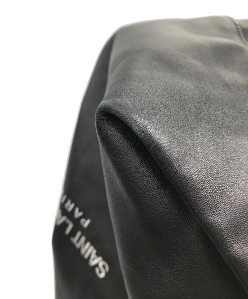 Saint Laurent Paris（サンローランパリ）Saint Laurent Paris (サンローランパリ) Teddy Bucket Bag Leather Small ブラックの古着・服飾アイテム