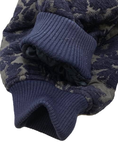 MAISON SPECIAL（メゾンスペシャル）MAISON SPECIAL (メゾンスペシャル) フラワージャガードブルゾン ネイビー サイズ:FREEの古着・服飾アイテム