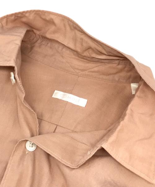 COMOLI（コモリ）COMOLI (コモリ) コモリシャツ サンドピンクの古着・服飾アイテム