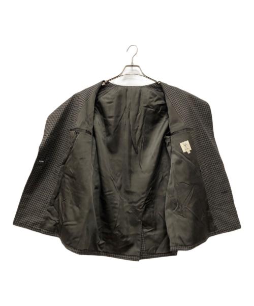 SCYE（サイ）SCYE (サイ) Shetland Wool Tweed D・B Short Coat ブラウン サイズ:38の古着・服飾アイテム